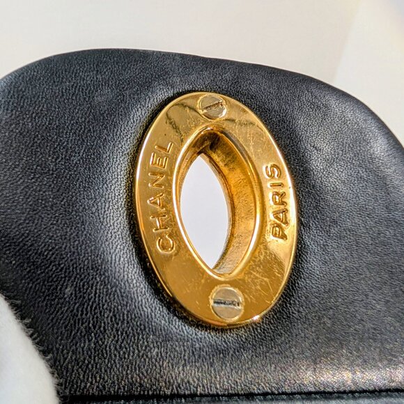 Chanel Vintage Black Series 3 Classic Maxi Calfskin Single Flap Bag - Picture 11 of 16